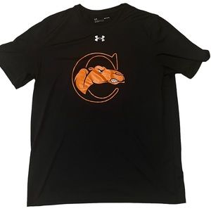 BLACK MEDIUM Under Armour Campbell University Camel Loose Fit Tee